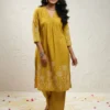 Krystle Amber Printed Kurta Pant Set (4)