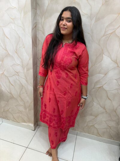 Flourish Handwork Lucknowi Plazzo